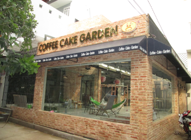 Dán Kính Quán COFFEE CAKE GARDEN