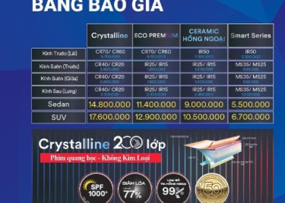 Bảng Giá Dán Phim Cách Nhiệt 3M Tại Nhà Xanh