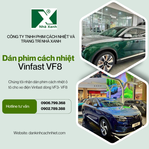 Dán Phim Cách Nhiệt Cho Xe Vinfast VF8