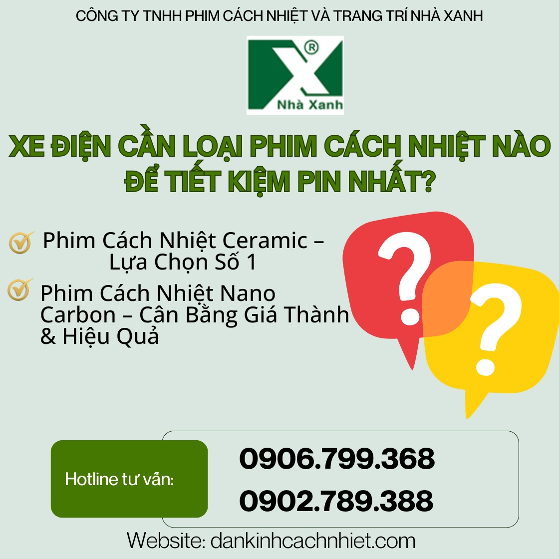 Xe Điện Cần Loại Phim Cách Nhiệt Nào Để Tiết Kiệm Pin Nhất?