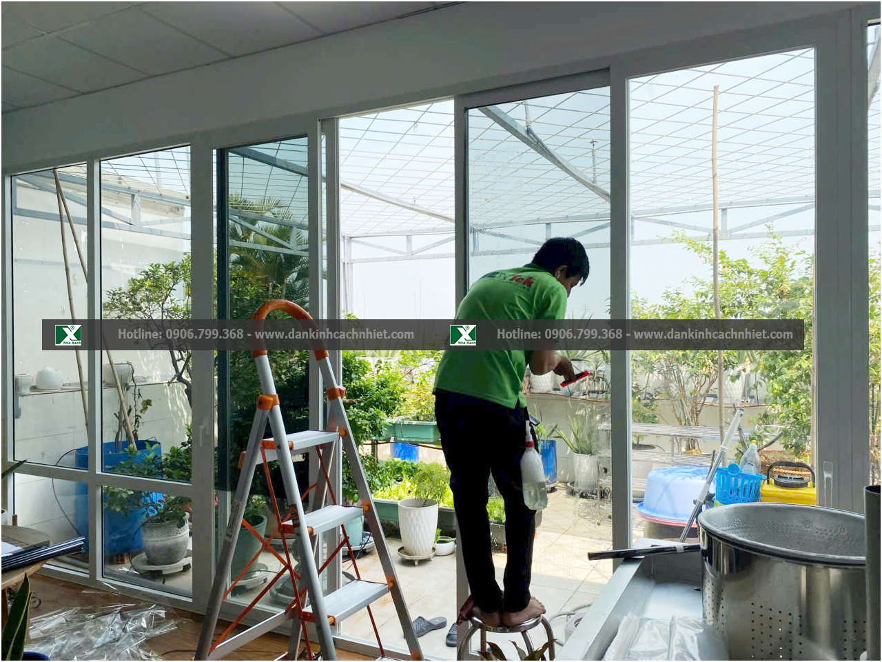 PHIM CÁCH NHIỆT VÀ TRANG TRÍ NHÀ XANH